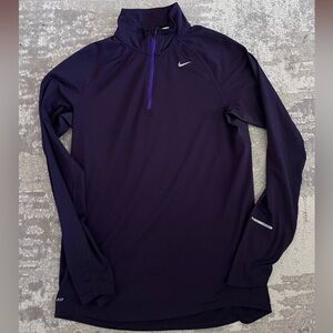 Nike Quarter Zip Purple Long sleeve